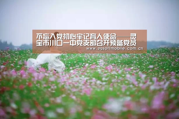 不忘入党初心牢记育人使命——灵宝市川口一中党支部召开预备党员转正会议|pg电子(图1) pg电子
